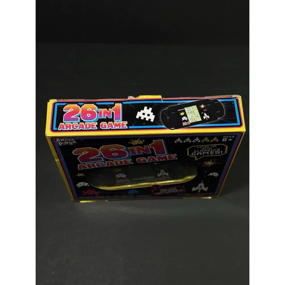 Anker play 26 in 1 Arcade games includes Tank Wars, handheld game Console